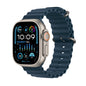 Apple Watch Ultra 2 [GPS + Cellular 49mm] Smartwatch with Rugged Titanium Case & Blue Alpine Loop - Small. Fitness Tracker, Precision GPS, Action Button, Extra-Long Battery Life - Small